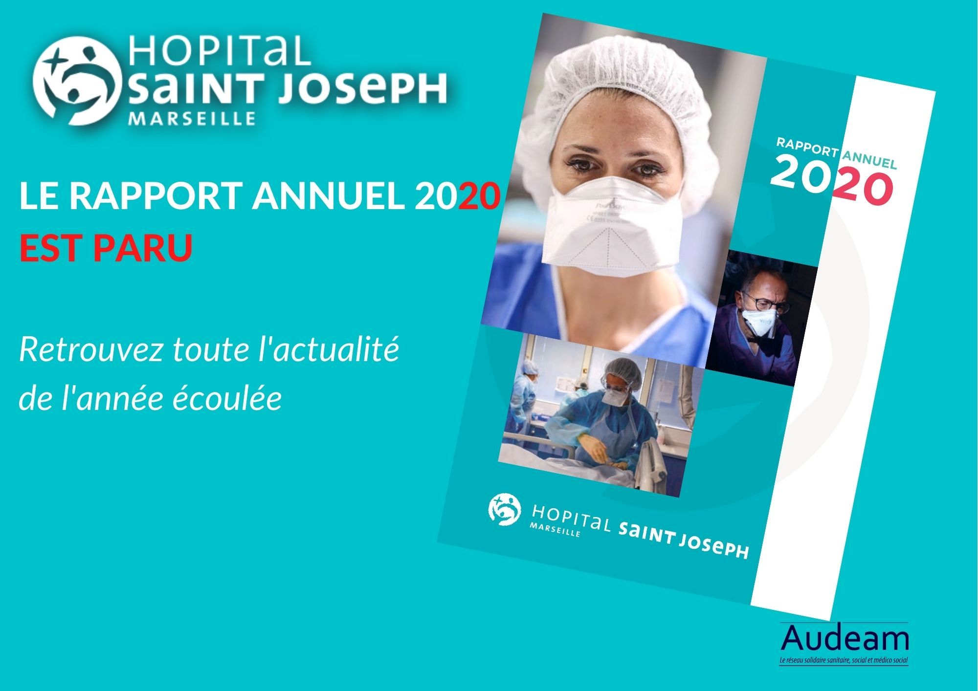 LE RAPPORT ANNUEL DE L'HÔPITAL VIENT DE PARAÎTRE