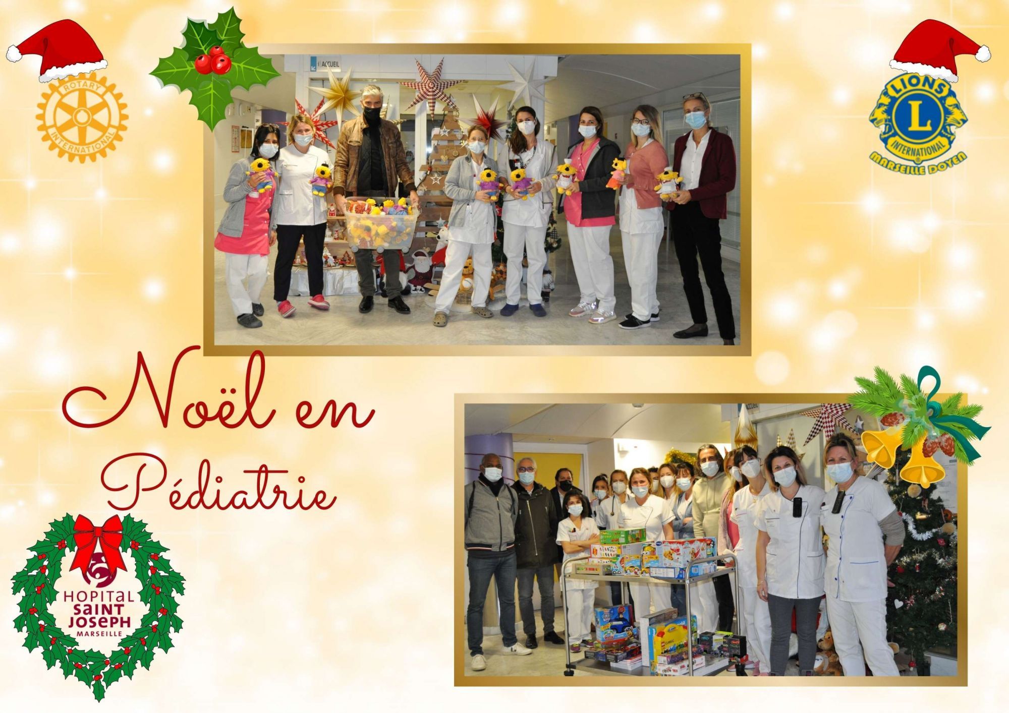 NOËL AVANT L'HEURE EN PÉDIATRIE