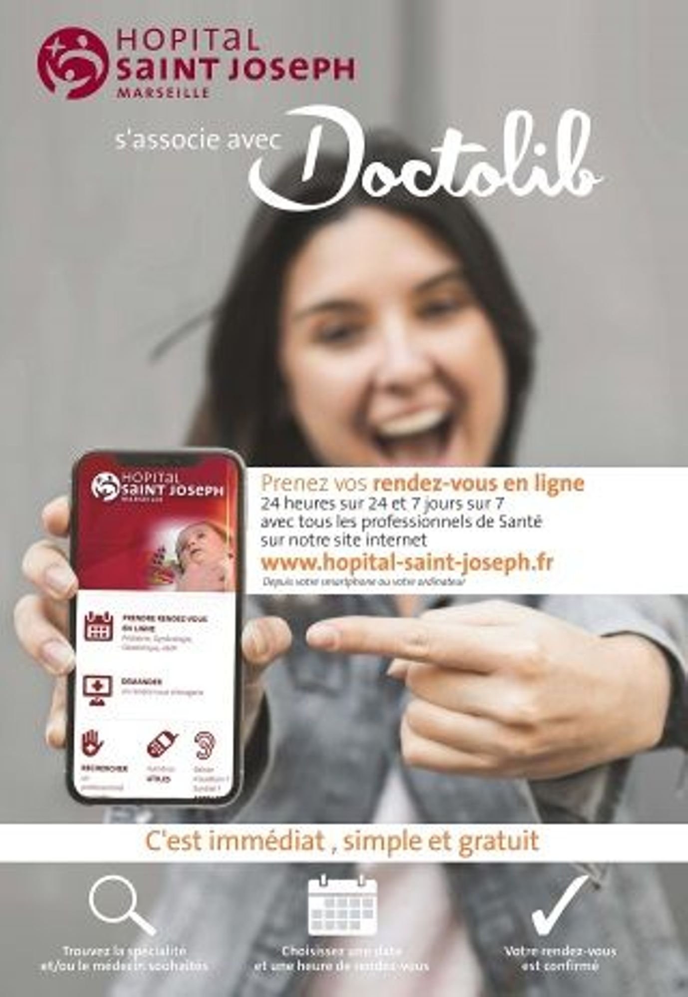 Nouveau ! Prenez rendez-vous en ligne avec Doctolib !