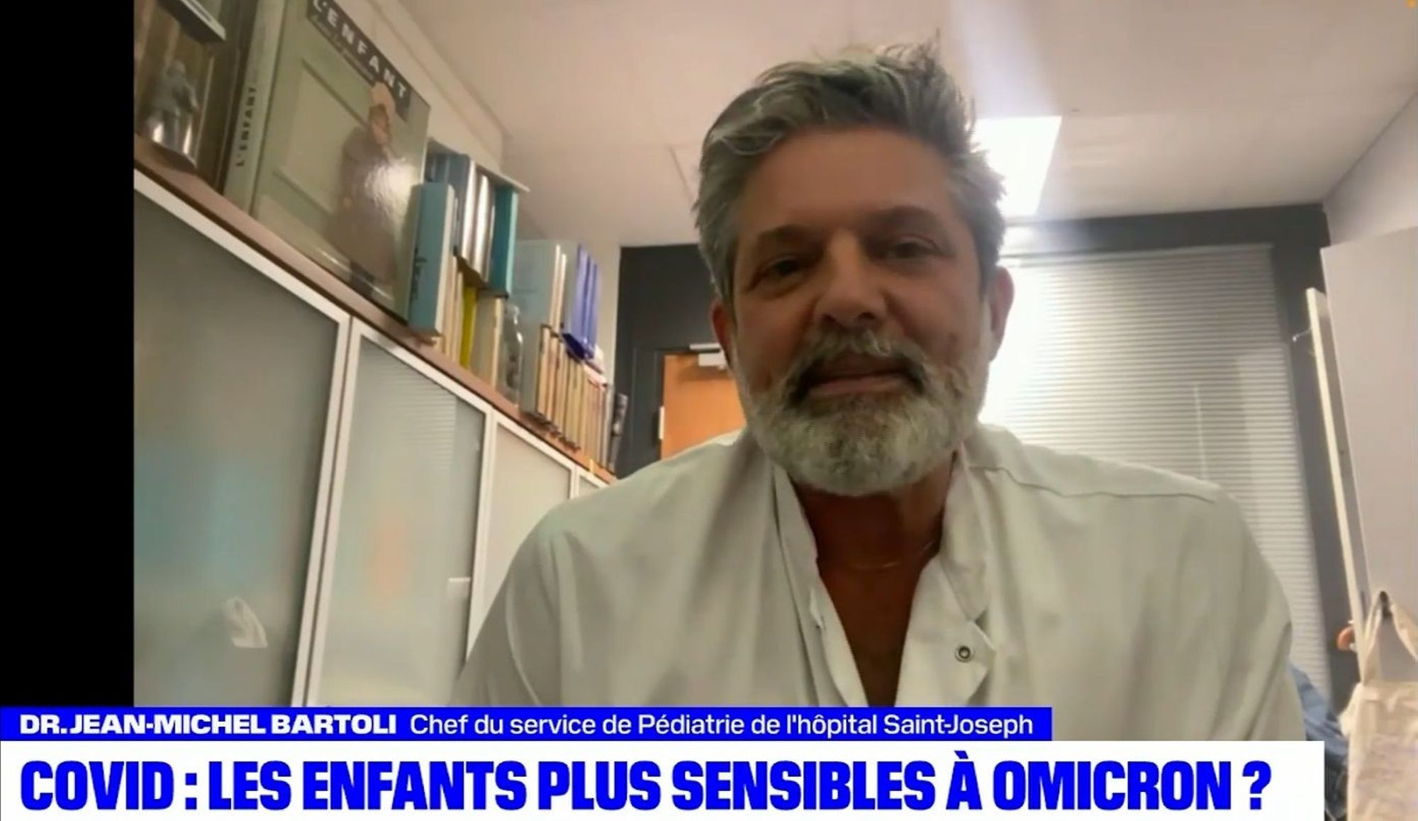 lntervention du Dr BARTOLI sur les risques du variant OMICRON pour les enfants, et ses réponses aux questions sur la vaccination des enfants - BFM Marseille