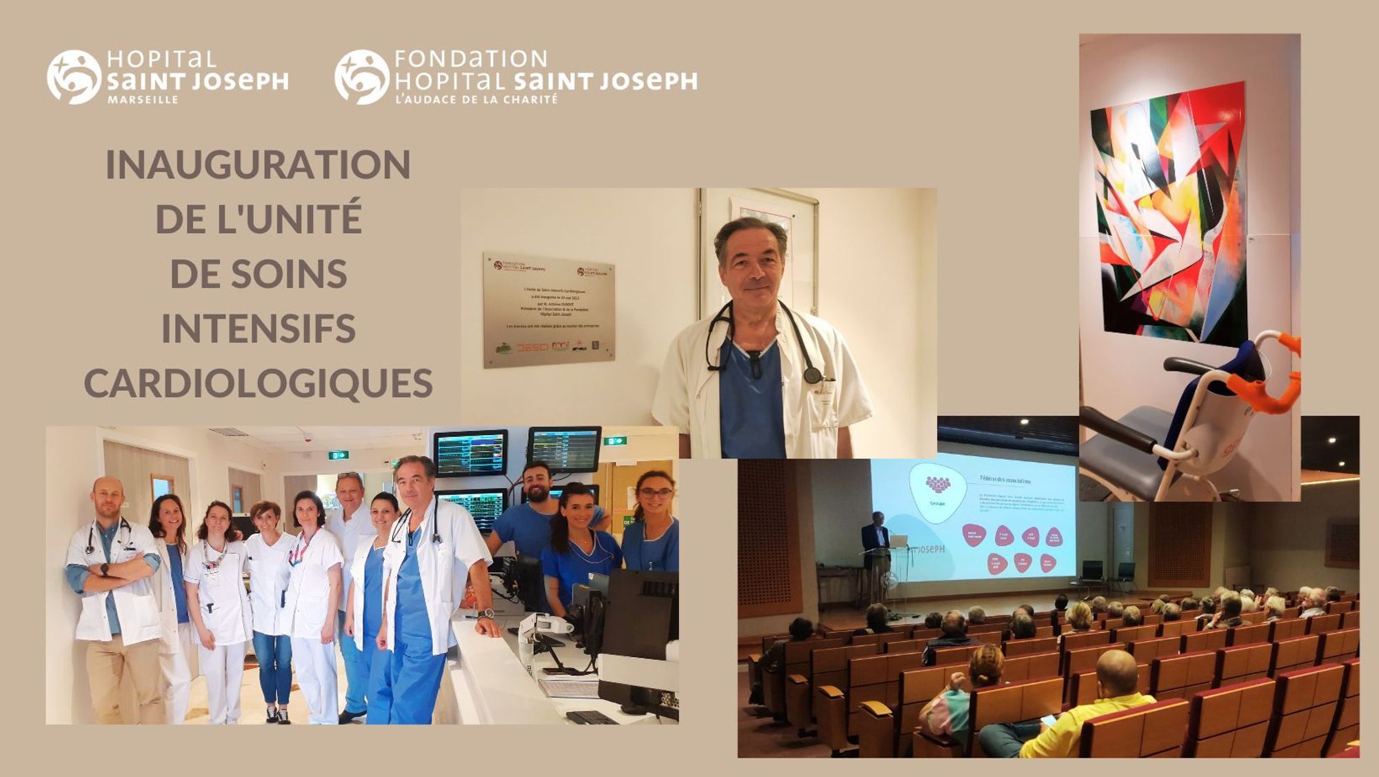 Inauguration de l'Unité de Soins Intensifs Cardiologiques - FRANCE 3 Marseille - 24/05/2023