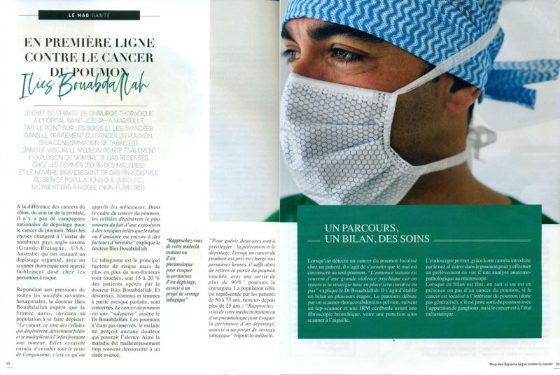 En première ligne contre le cancer du poumon : le Dr Ilies Bouabdallah
