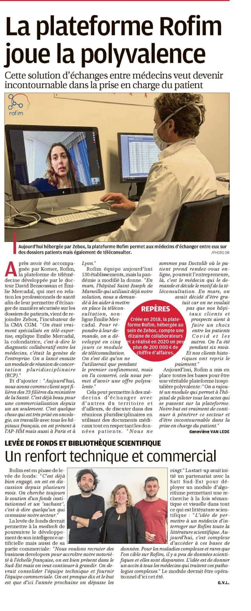 La plateforme Rofim joue la polyvalence