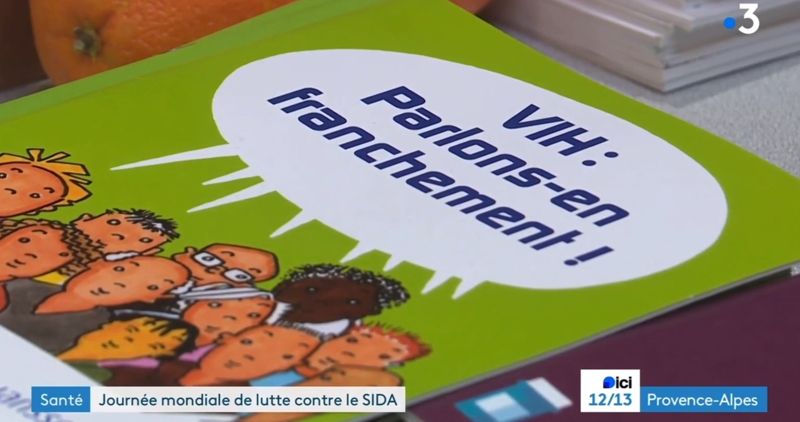 Reportage de France 3 PACA sur le Stand VIH du 1er décembre à l'Hôpital Saint Joseph