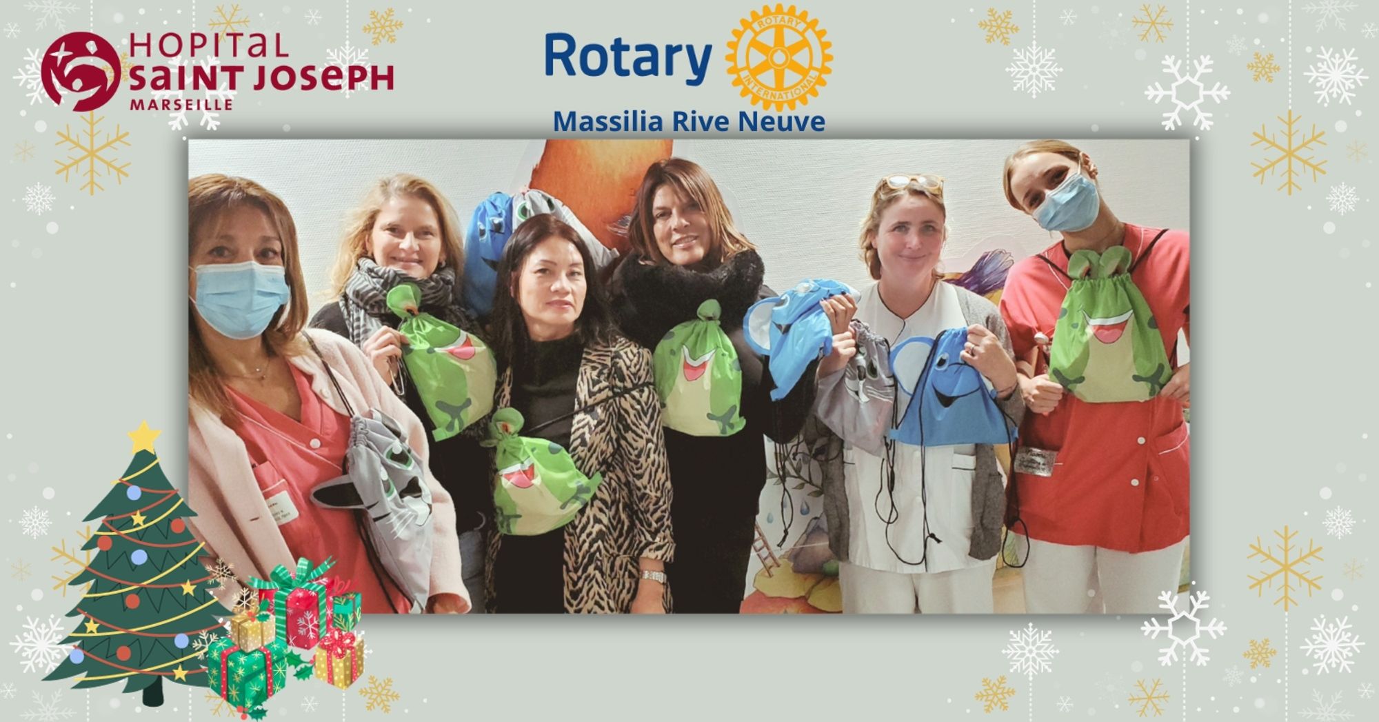 Lundi 4 décembre : Merci au Rotary International Massilia Rive Neuve