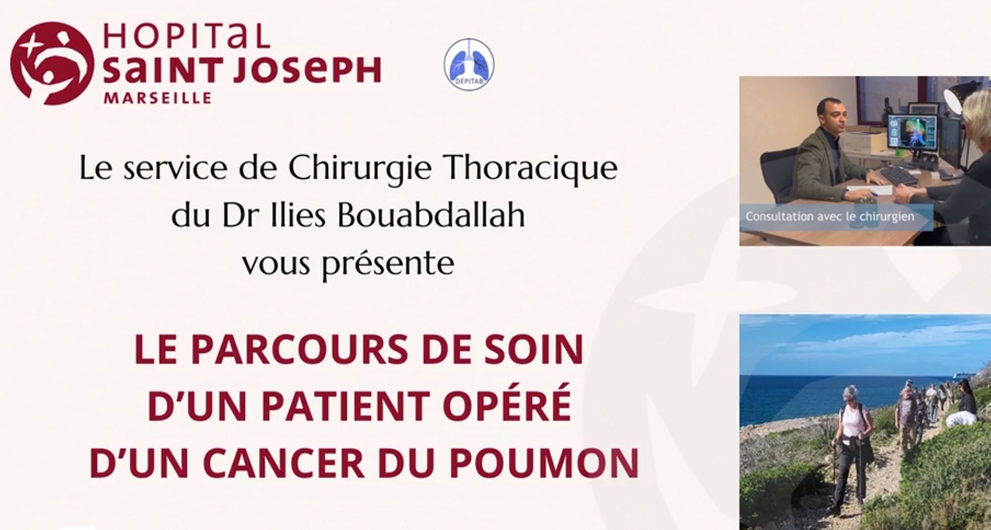 Le parcours de soin du patient opéré d'un cancer du poumon