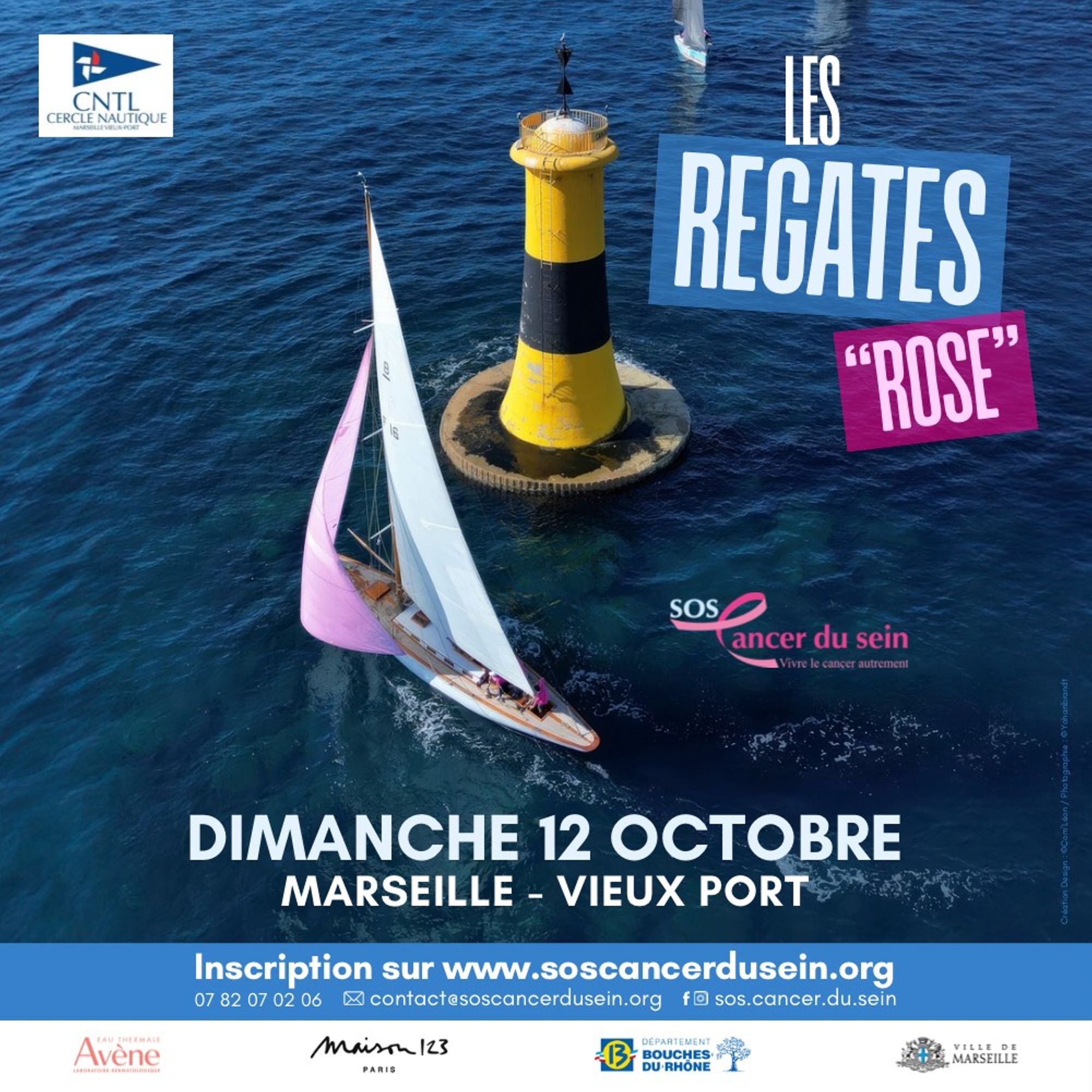Inscrivez-vous à la Régate Rose de Marseille le dimanche 12 octobre 2025