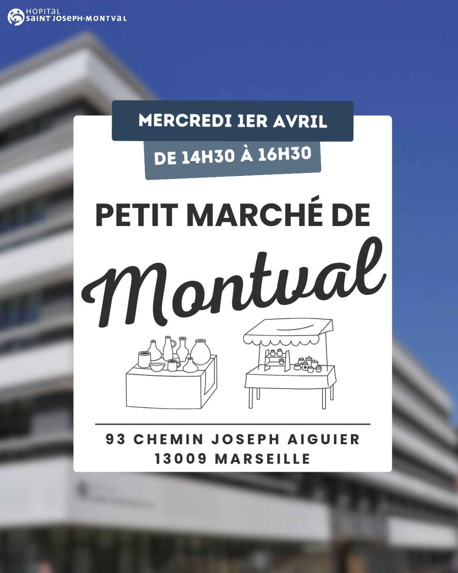 A VOS AGENDAS  L’Hôpital Saint Joseph-Montval fait son marché