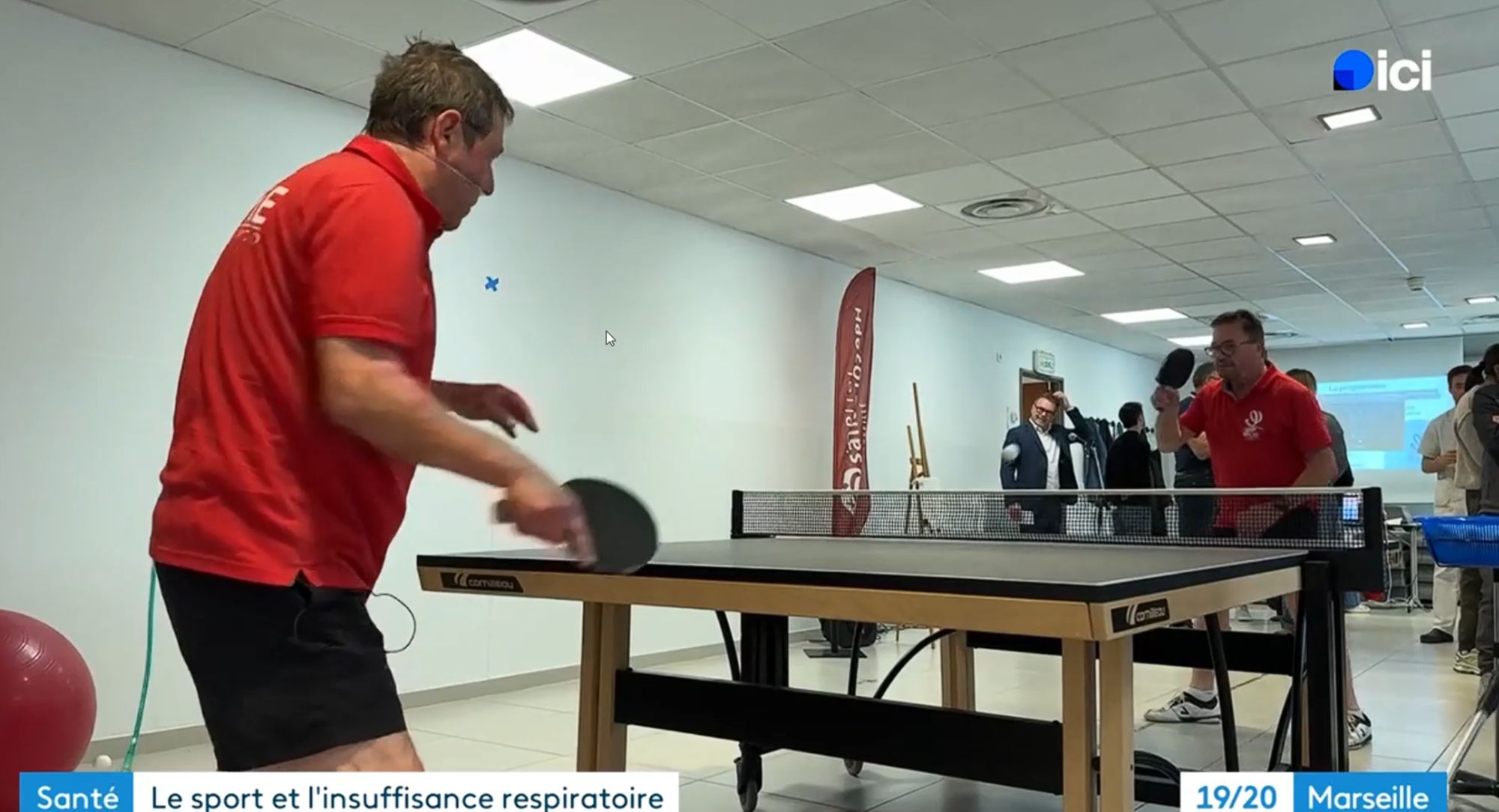 Reportage de France 3 - Le sport et l'insuffisance respiratoire - Ping BPCO