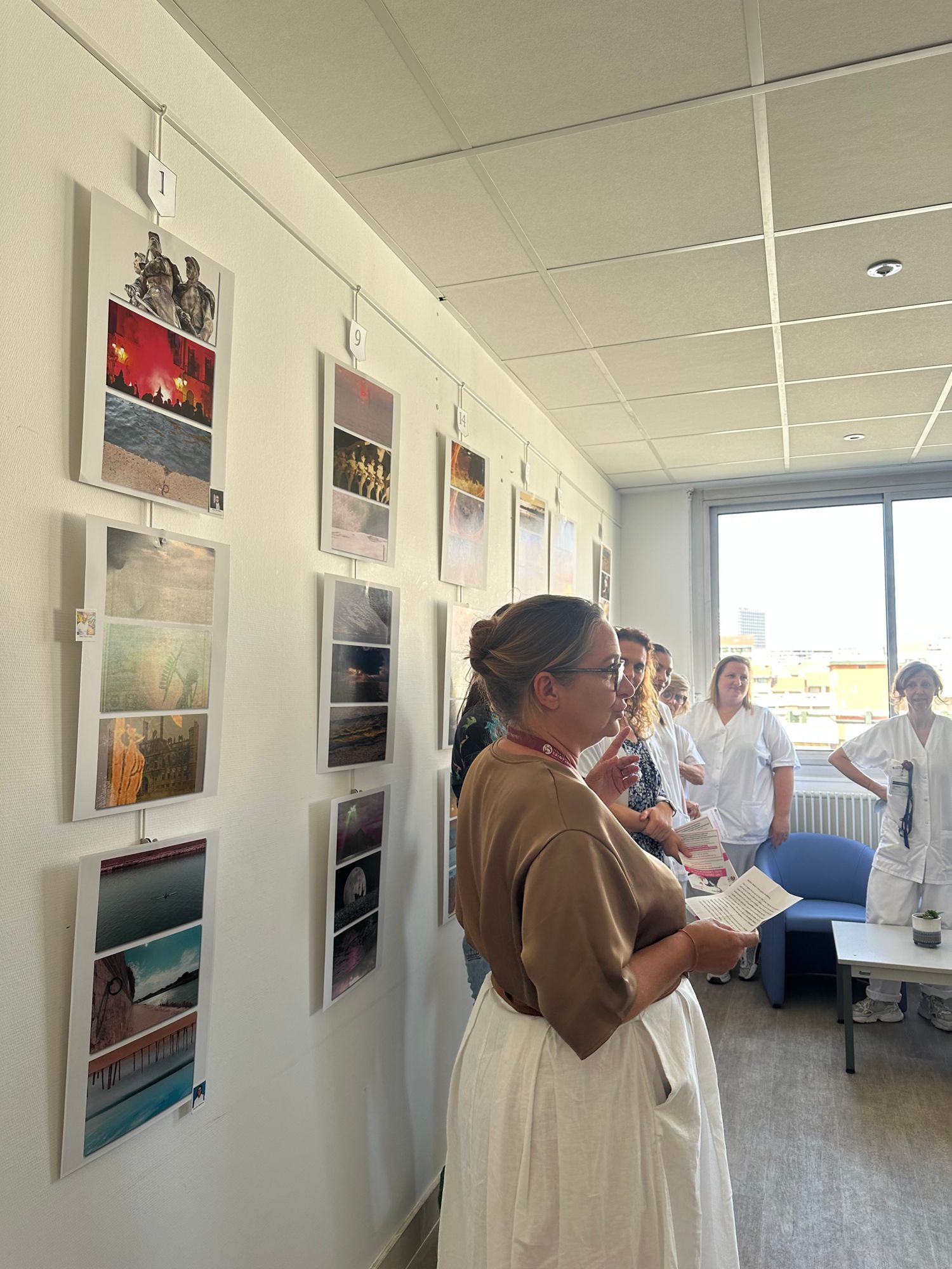Exposition photo en Oncologie-Hôpital de Jour
