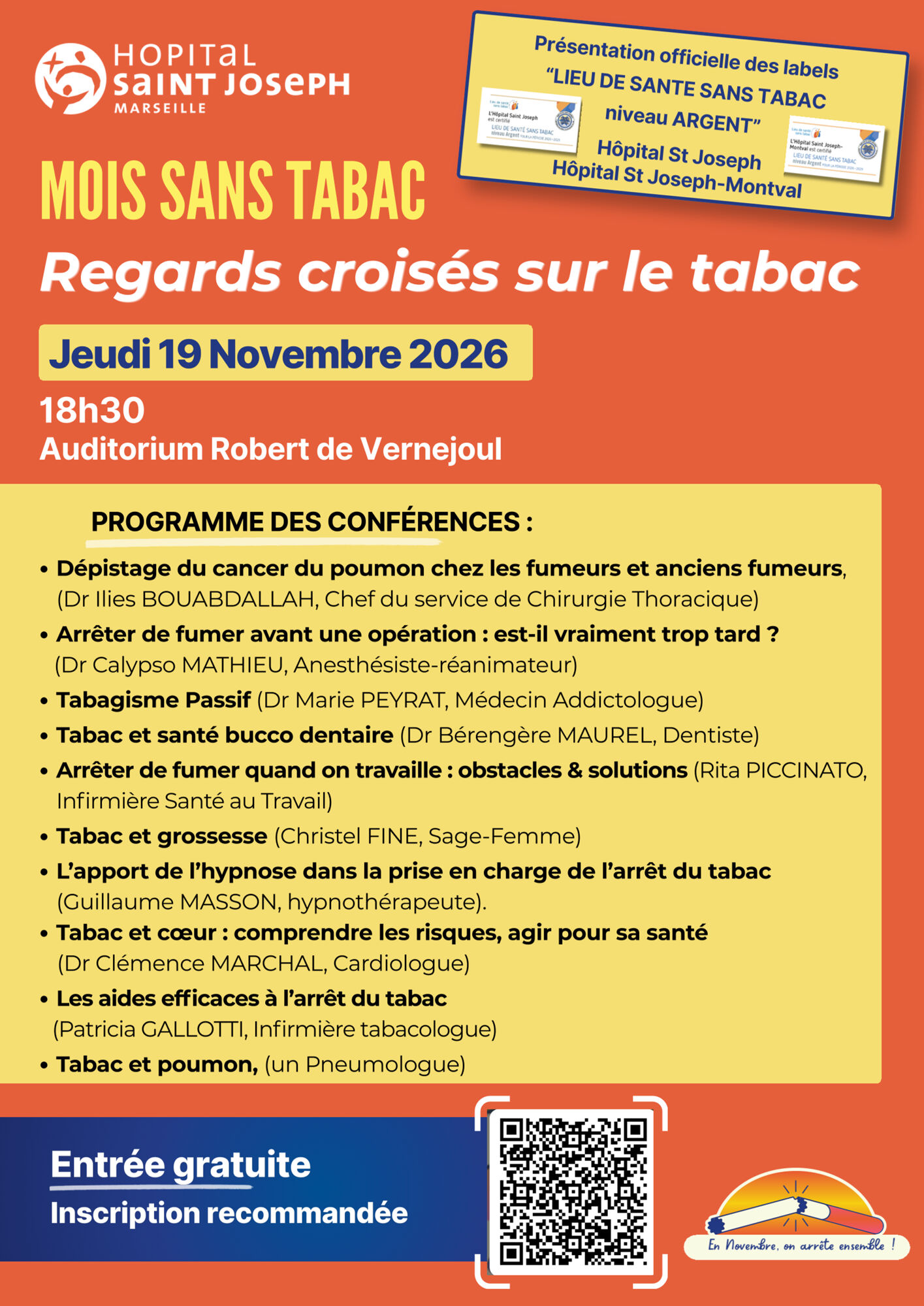 À VOS AGENDAS : Soirée « Regards croisés sur le tabac »